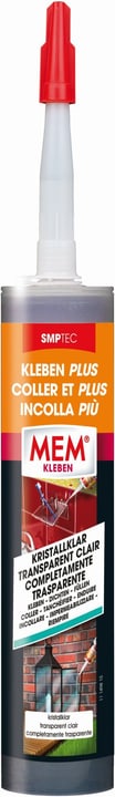 Image of Mem Kleben Plus kristallklar, 300 g Kleb- und Dichtmasse