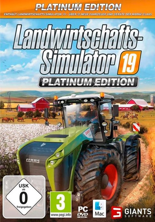 PC - Landwirtschafts-Simulator 19 - Platinum Edition D Box PC - Landwirtschafts-Simulator 19 - Platinum Edition D Box 785300146842 N. figura 1