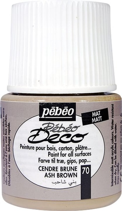 Pebeo Pébéo Deco cendre brune 70 Pébéo Deco cendre brune 70 Pebeo 663513007000 N. figura 1