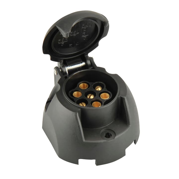 Image of Unitec Steckdose 7-Polig 12 V Anhänger + Caravan