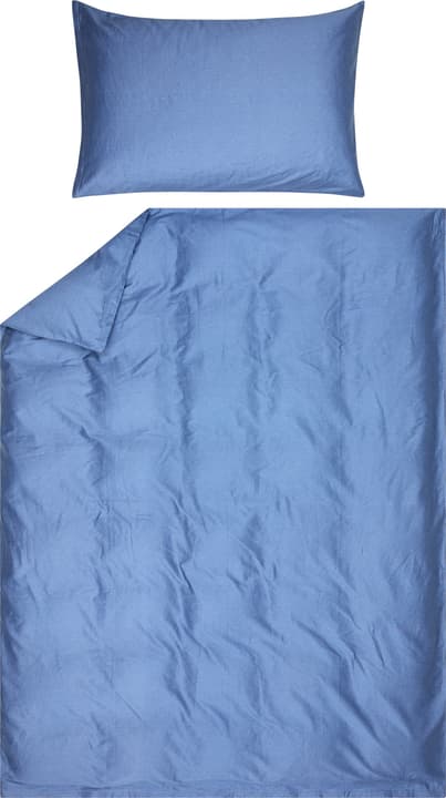AZUL Satin-Duvetbezug AZUL Satin-Duvetbezug 451194412340 Farbe Blau Grösse B: 160.0 cm x H: 210.0 cm Bild Nr. 1