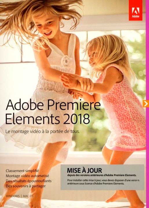 Adobe PC/Mac - Premiere Elements 2018 Upgrade (F) Physique (Box) PC/Mac - Premiere Elements 2018 Upgrade (F) Physique (Box) Adobe 785300130206 Photo no. 1