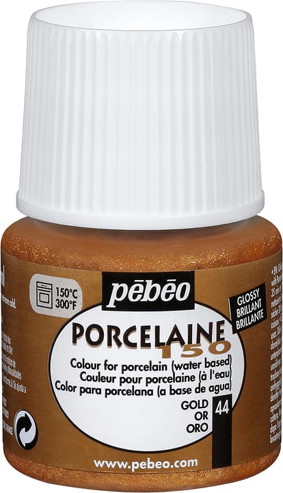 Pebeo Pébéo Porcelaine 150 gold 44 Pébéo Porcelaine 150 gold 44 Pebeo 663506802444 Colore Oro N. figura 1
