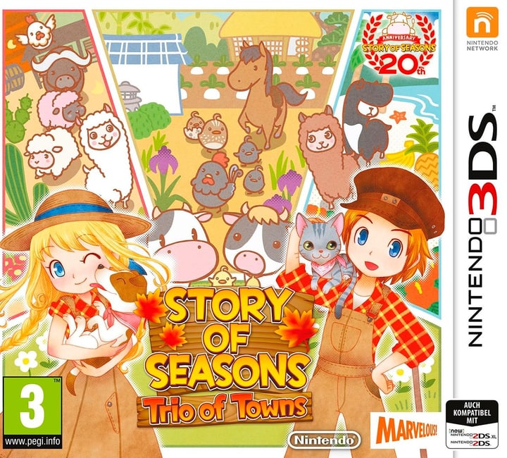 3DS - Story of Seasons: Trio of Towns Box 3DS - Story of Seasons: Trio of Towns Box 785300129391 N. figura 1