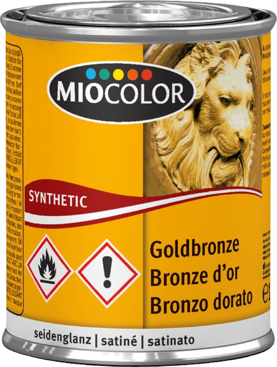 Image of Miocolor Lack seidenglanz Goldbronze 125 ml Synthetischer bei Do it + Garden von Migros