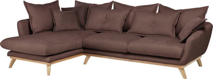 AMSEL Canapé d'angle AMSEL Canapé d'angle 405735150170 Couleur Marron Dimensions L: 275.0 cm x P: 180.0 cm x H: 67.0 cm Photo no. 1