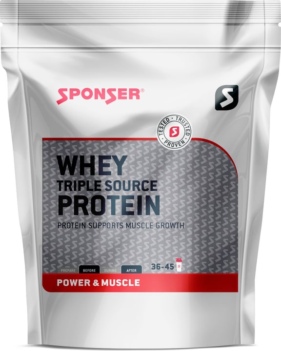 Image of Sponser Whey triple source Protein Proteinpulver vegan weiss bei Migros SportXX