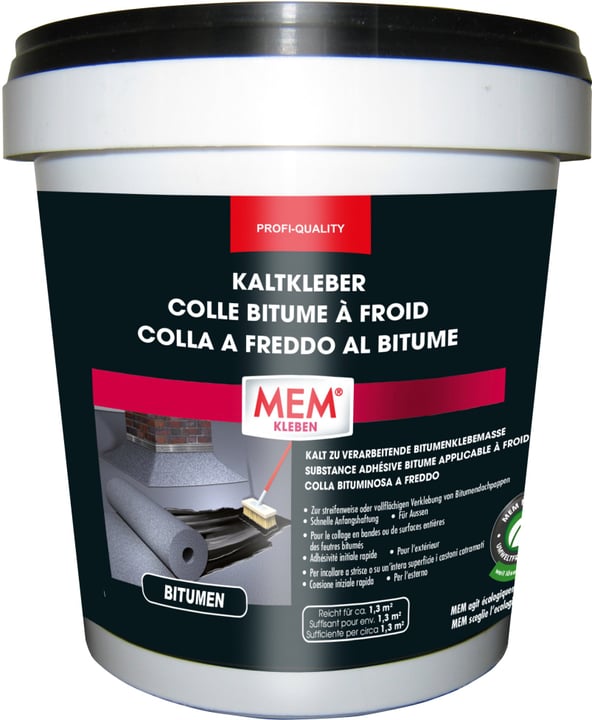 Mem Colla a freddo bitume, 800 g Colla a freddo bitume, 800 g Mem 676044400000 N. figura 1
