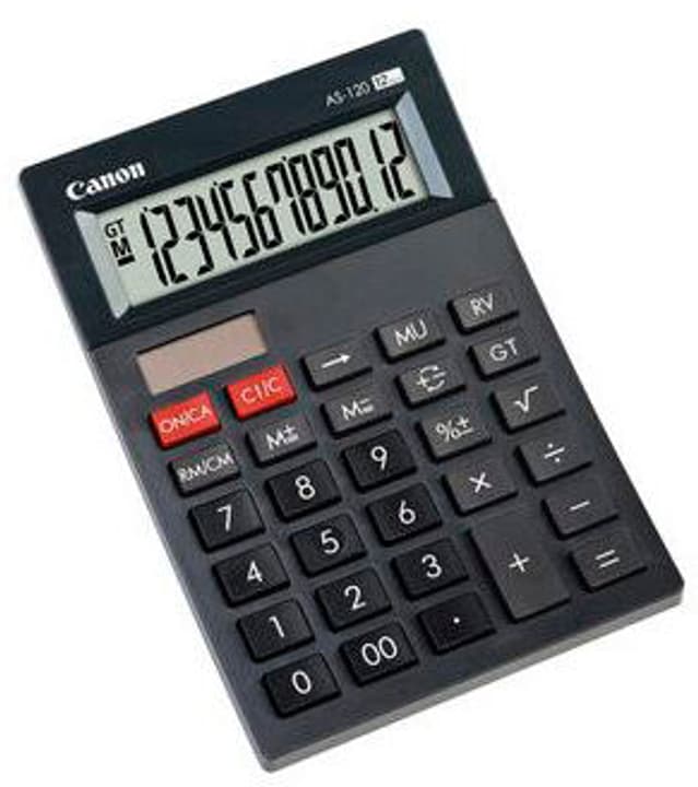Canon Calculatrice AS-120 12-chiffres noir Calculatrice Calculatrice AS-120 12-chiffres noir Calculatrice Canon 785300151407 Photo no. 1