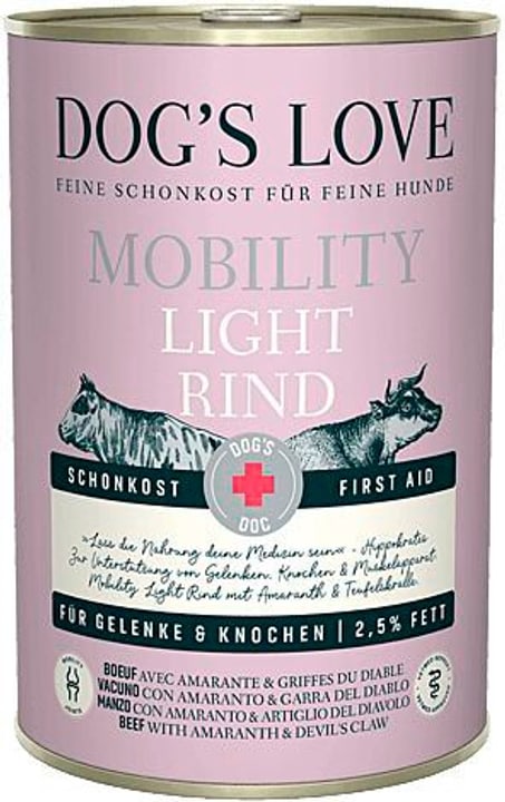 Image of Dogs Love Mobility Light Rind Nassfutter