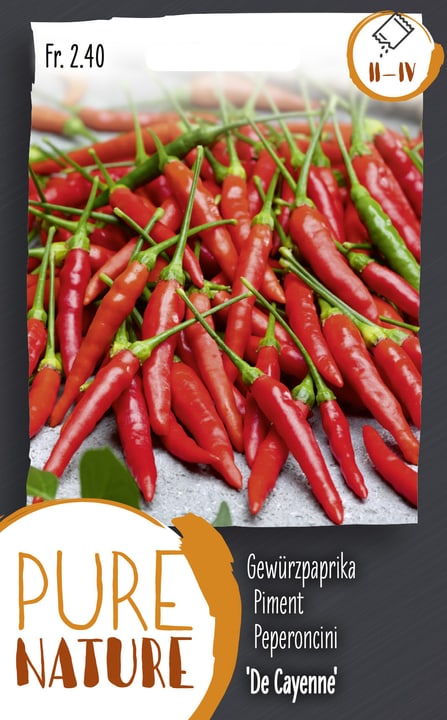 Image of Gewürzpaprika Chili 'De Cayenne' 0.75g Gemüsesamen bei Do it + Garden von Migros