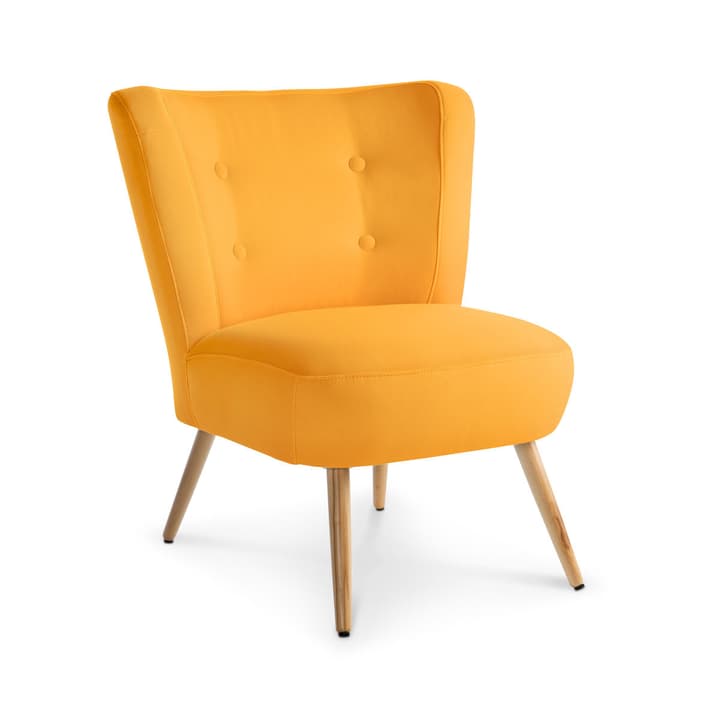 NEELE II Fauteuil NEELE II Fauteuil 360039588404 Dimensions L: 72.0 cm x P: 67.0 cm x H: 80.0 cm Couleur Jaune Photo no. 1