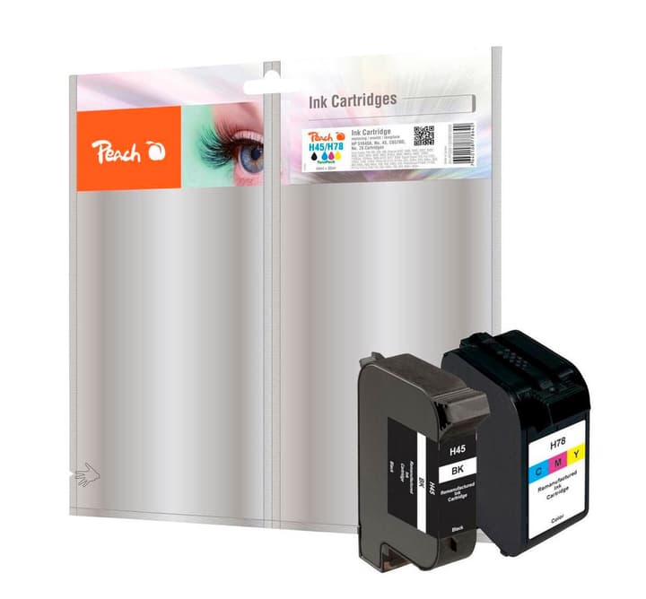 Peach H45/H78 Combi Pack nero/policromo Cartuccia d'inchiostro H45/H78 Combi Pack nero/policromo Cartuccia d'inchiostro Peach 785300124638 N. figura 1
