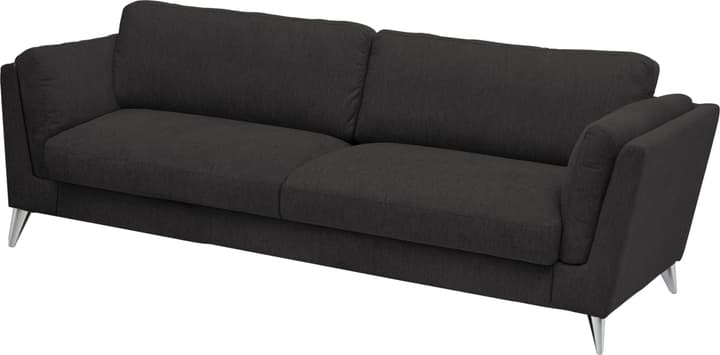 DEGONDA 3er-Sofa DEGONDA 3er-Sofa 405742230320 Farbe Schwarz Grösse B: 208.0 cm x T: 94.0 cm x H: 81.0 cm Bild Nr. 1
