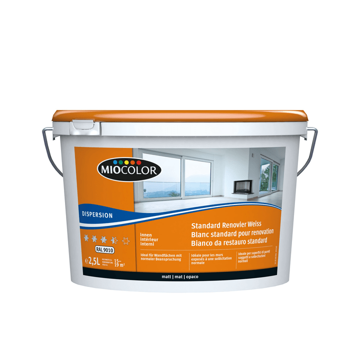Image of Miocolor Dispersion Renovierweiss reinweiss 2.5 l bei Do it + Garden von Migros