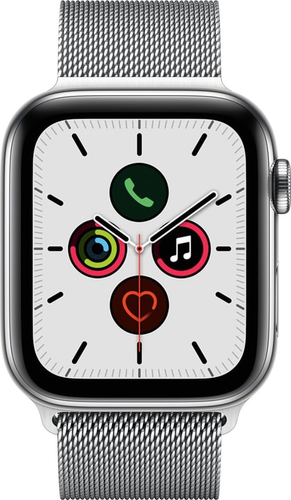 Apple Watch Series 5 LTE 44mm silver Stainless Steel silver Stainless Steel Milanese Loop Smartwatch Watch Series 5 LTE 44mm silver Stainless Steel silver Stainless Steel Milanese Loop Smartwatch Apple 785300146921 Photo no. 1