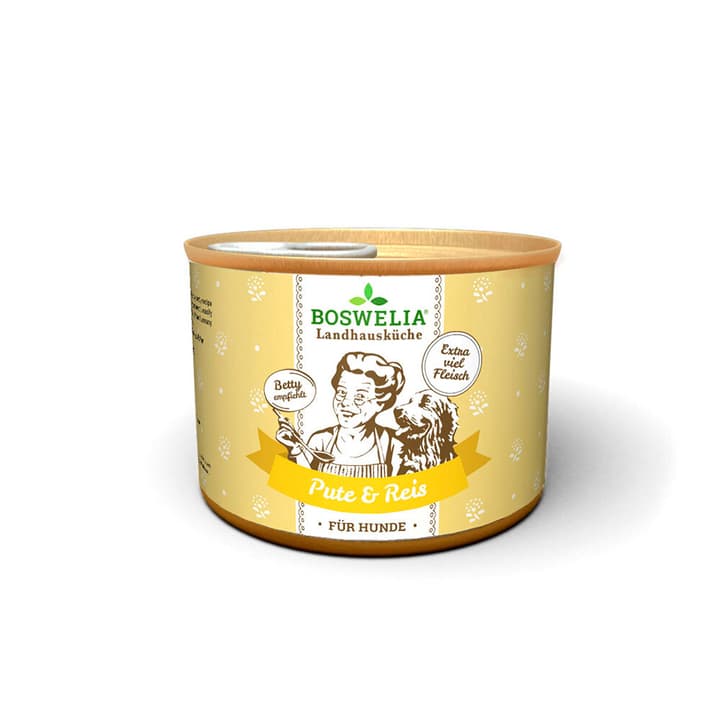 Image of Boswelia Landhausküche Hund Pute & Reis, 0.2 kg Nassfutter