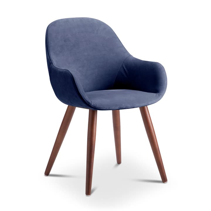 LAYLA Sedia Nubuck LAYLA Sedia Nubuck 366028524502 Dimensioni L: 56.0 cm x P: 60.0 cm x A: 84.0 cm Colore Blu scuro N. figura 1