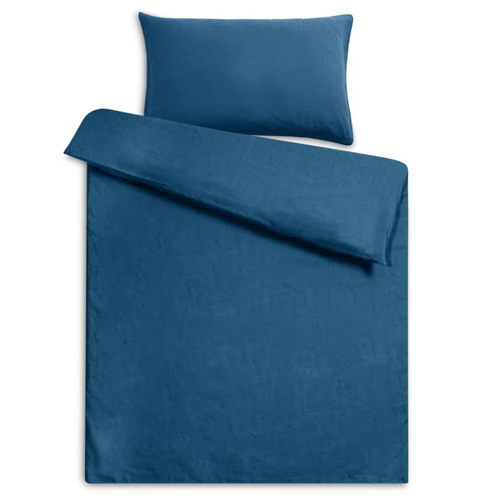 LINEN Federa per piumino lino LINEN Federa per piumino lino 376073312343 Dimensioni L: 210.0 cm x L: 160.0 cm Colore Blu marino N. figura 1
