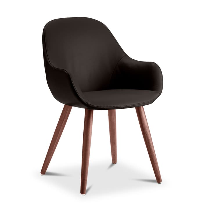 LAYLA Stuhl Sauvage LAYLA Stuhl Sauvage 366028830702 Grösse B: 56.0 cm x T: 60.0 cm x H: 84.0 cm Farbe Dunkelbraun Bild Nr. 1