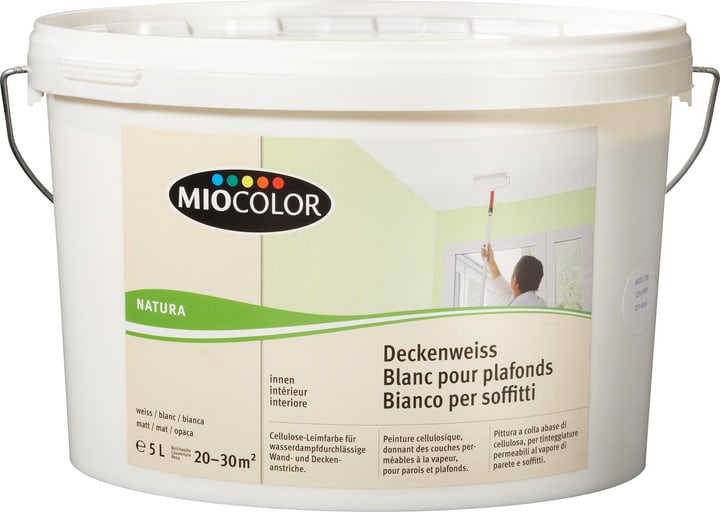 Miocolor Natura Deckenweiss Weiss 5 l Natura Deckenweiss Weiss 5 l Miocolor 660770500000 Bild Nr. 1