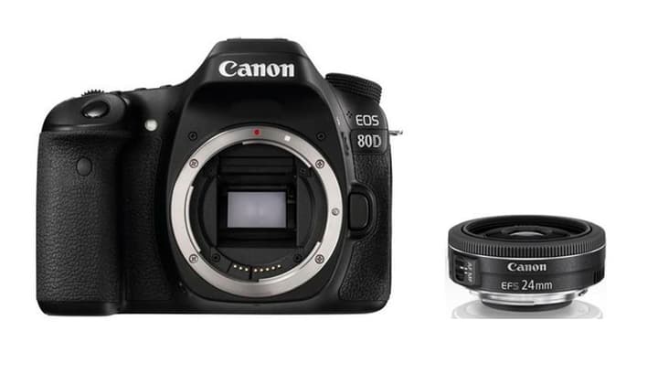 Canon EOS 80D + EF-S 24mm f/2.8 STM Kit appareil photo reflex EOS 80D + EF-S 24mm f/2.8 STM Kit appareil photo reflex Canon 785300126148 Photo no. 1