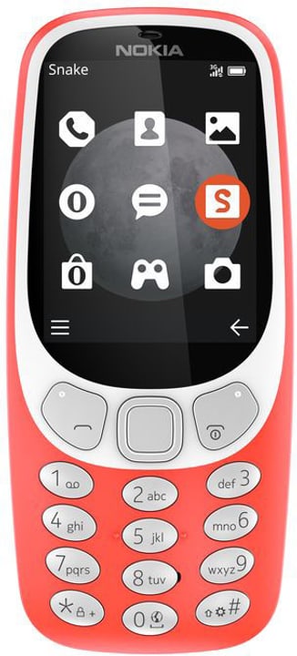 Nokia 3310 3G Single Sim warmred Mobiltelefon 3310 3G Single Sim warmred Mobiltelefon Nokia 785300133258 Bild Nr. 1