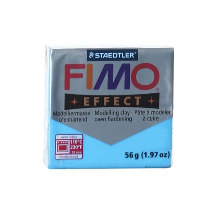 Image of Fimo Soft block transparent blau Knete