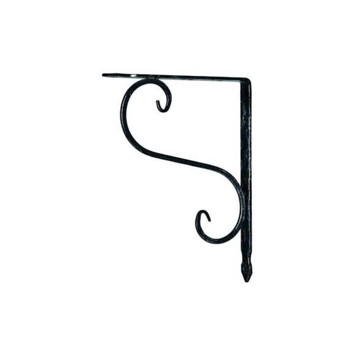 Image of Schmiedeiserne Konsole Schwarz 200 mm Wandkonsolen bei Do it + Garden von Migros