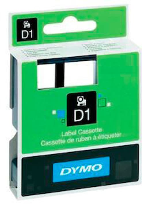 9mm//7m DYMO D1 Schriftbandkassette schwarz auf transparent