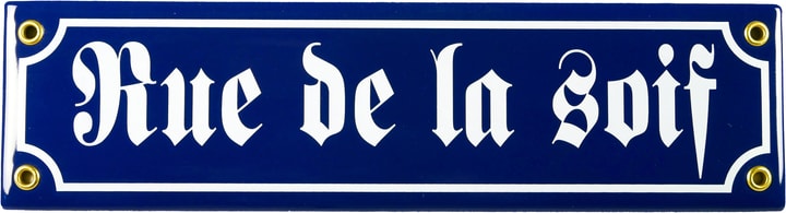 Image of Emailschild Rue de la soif bei Do it + Garden von Migros