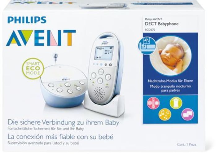 Avent AVENT BABYPHONE SMART ECO-DECT SCD570 AVENT BABYPHONE SMART ECO-DECT SCD570 Avent 74730650000014 Bild Nr. 1