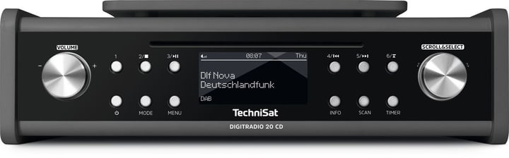 Technisat DigitRadio 20 CD - Anthrazit Radio DAB+ DigitRadio 20 CD - Anthrazit Radio DAB+ Technisat 785300139504 Photo no. 1