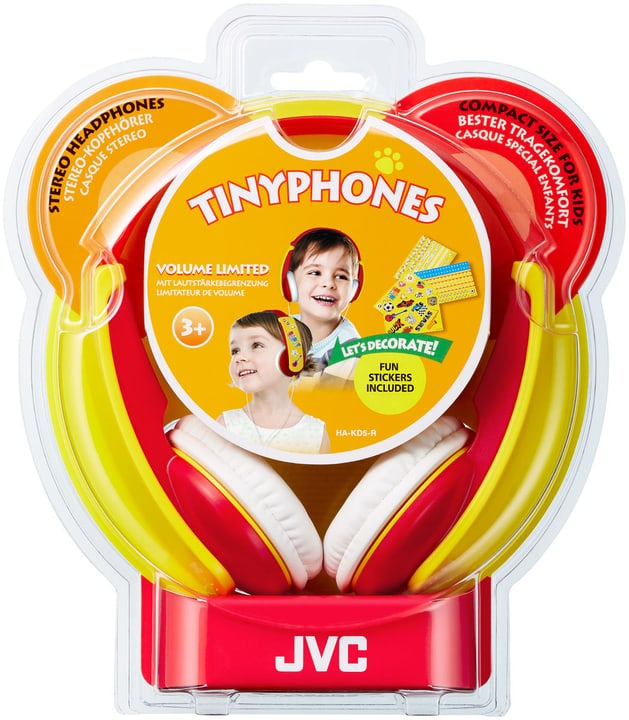 JVC HA-KD5-R, rouge Casque On-Ear HA-KD5-R, rouge Casque On-Ear JVC 785300137673 Photo no. 1