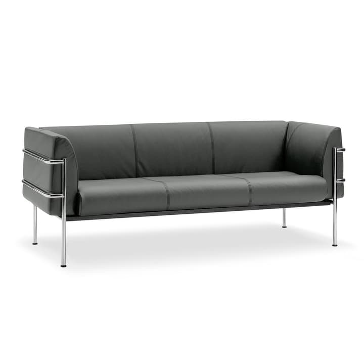 CADDY 3er Ledersofa CADDY 3er Ledersofa 360089800000 Grösse B: 194.0 cm x T: 75.0 cm x H: 73.0 cm Farbe Grau Bild Nr. 1