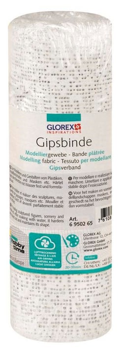 Image of Glorex Hobby Time Keratex Modelliergewebe 2m, 16cm breit Gipsbinde