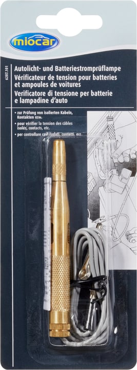 Miocar Verificatore Batterie/lampadine Lampada campione Verificatore Batterie/lampadine Lampada campione Miocar 620710100000 N. figura 1