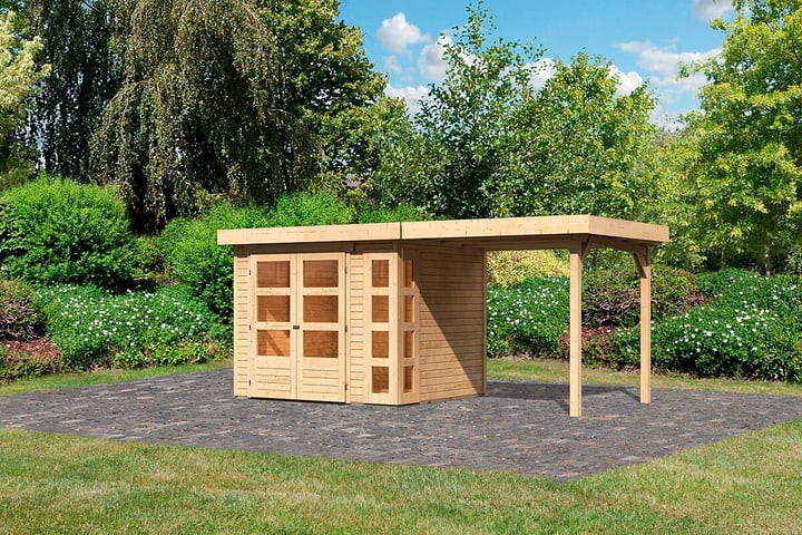 Karibu Abri de jardin Kerko 3 Set, 19 mm Cabane de jardin