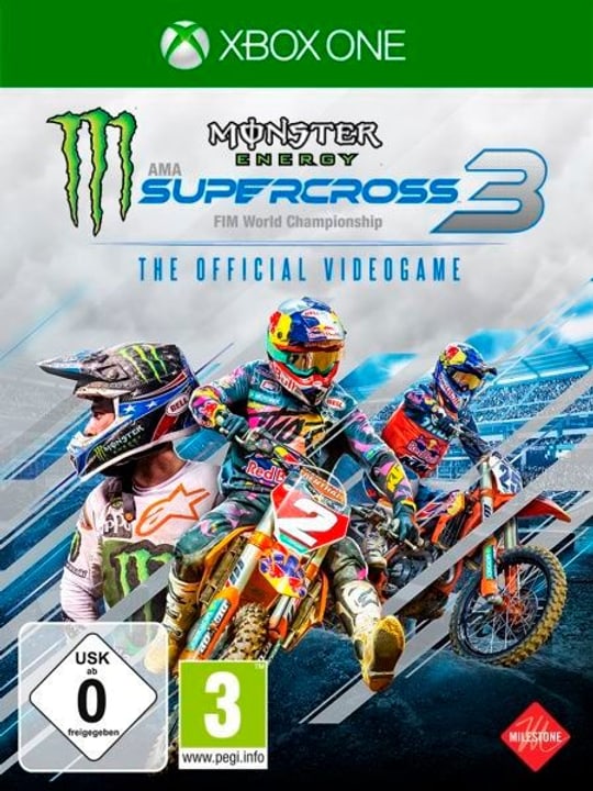 Xbox - Monster Energy Supercross 3 Box Xbox - Monster Energy Supercross 3 Box 785300150271 Photo no. 1