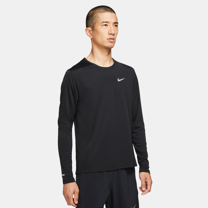 Image of Nike M Dri-FIT UV Miler LS Laufshirt schwarz bei Migros SportXX