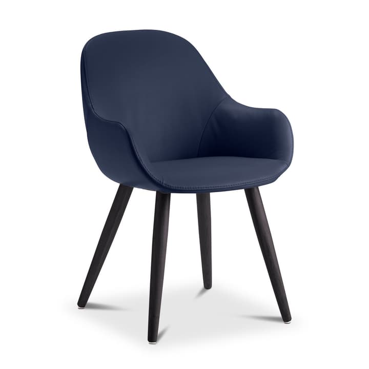 LAYLA Chaise Sauvage LAYLA Chaise Sauvage 366028939210 Dimensions L: 56.0 cm x P: 60.0 cm x H: 84.0 cm Couleur Bleu foncé Photo no. 1