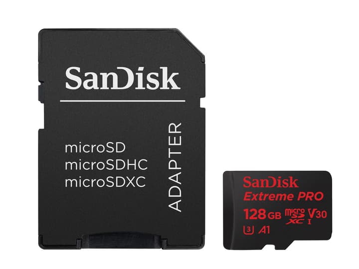 SanDisk ExtremePro micro SD 100Mo/s 128Go ExtremePro micro SD 100Mo/s 128Go SanDisk 798236400000 Photo no. 1