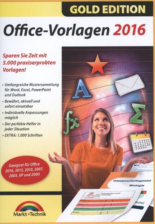 PC Gold Edition: Office Vorlagen 2016 Physique (Box) PC Gold Edition: Office Vorlagen 2016 Physique (Box) 785300122236 Photo no. 1