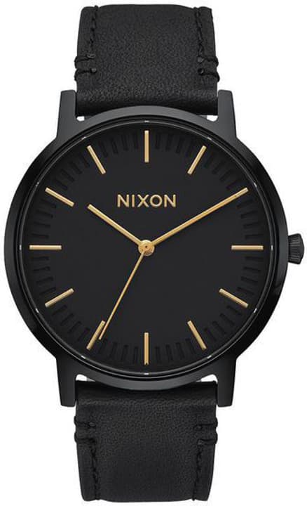 Nixon Porter Leather All Black Gold 40 mm Montre bracelet Porter Leather All Black Gold 40 mm Montre bracelet Nixon 785300137045 Photo no. 1