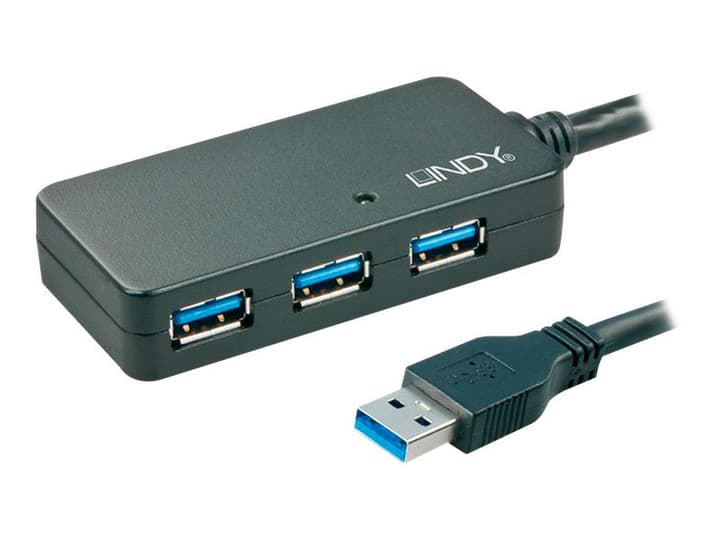 LINDY USB 3.0 Aktiv-Verlängerungs-Hub Pro 10m USB 3.0 Aktiv-Verlängerungs-Hub Pro 10m LINDY 785300141617 Bild Nr. 1