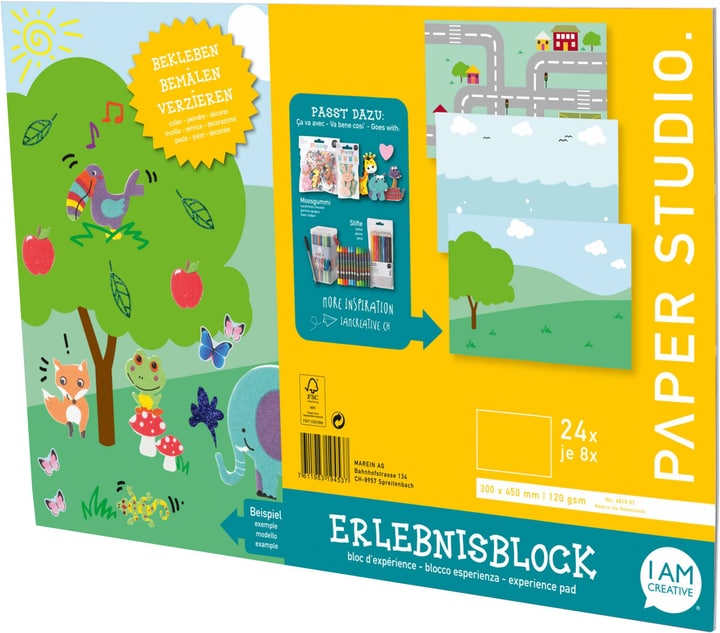 Image of Erlebnisblock 30x45cm, 24 Blatt bei Do it + Garden von Migros