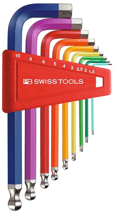 Image of PB Swiss Tools Inbusschlüsselsatz PB212LH CNRB Winkelschraubenzieher bei Do it + Garden von Migros