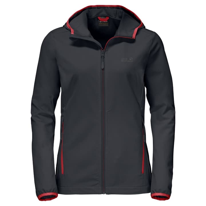 Jack Wolfskin TURBULENCE JACKET WOMEN Damen-Softshelljacke TURBULENCE JACKET WOMEN Damen-Softshelljacke Jack Wolfskin 462732300383 Farbe Dunkelgrau Grösse S Bild-Nr. 1