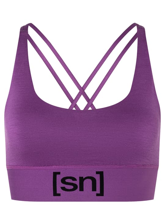 Image of super.natural Super Top Sport-Bustier violett bei Migros SportXX