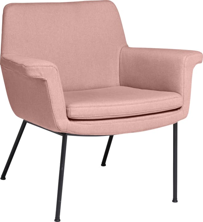 HENSEL Sessel HENSEL Sessel 402463607039 Grösse B: 82.0 cm x T: 69.0 cm x H: 82.0 cm Farbe Hellrosa Bild Nr. 1